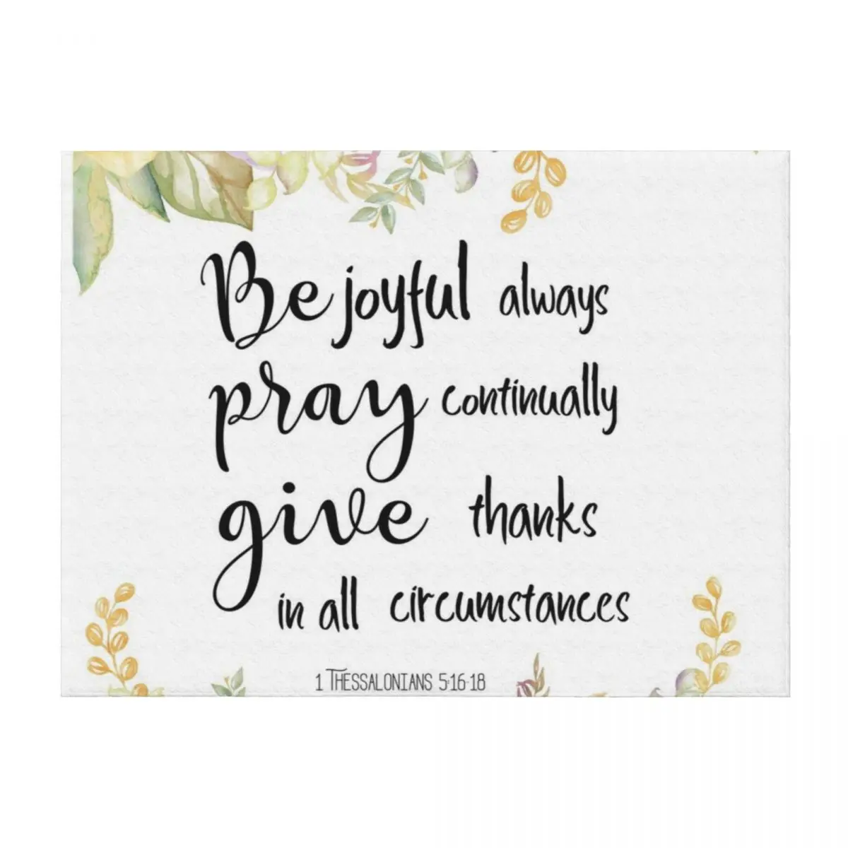 

Always be joyfulBible Verse Throw Blanket christmas decoration Extra Large Throw Picnic Luxury Thicken Blankets