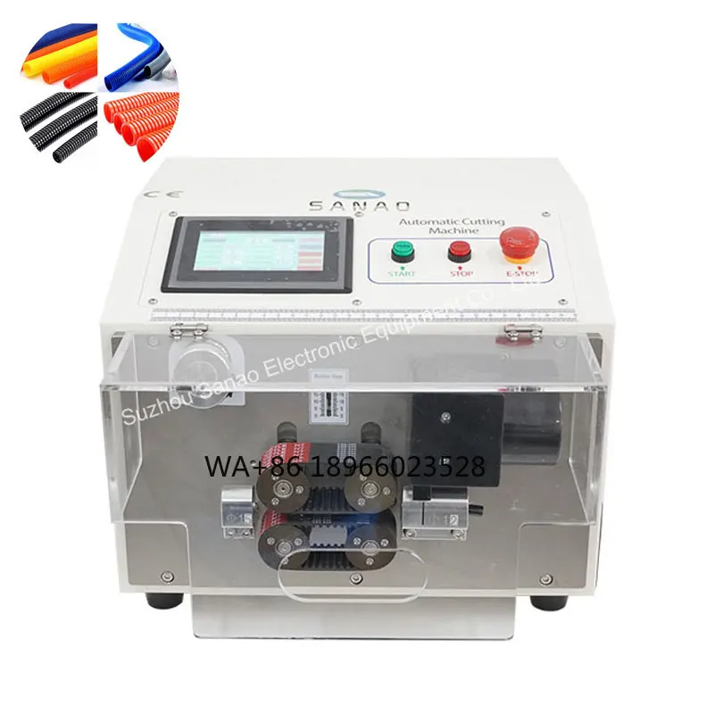 

Factory Price 3150 Automatic Flexible Pp Tube Cut Machine Silicone Tubes Hose Cutting Machine Pvc Corrugated Pipe Cutter Machine