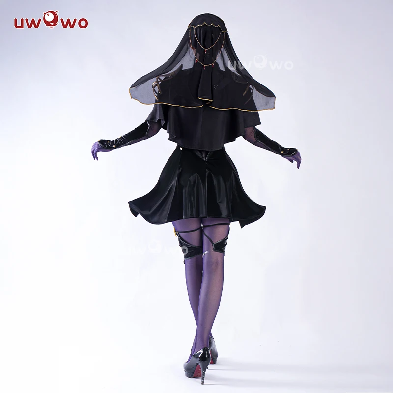 Em estoque uwowo scathach cosplay jogo fishatee/grandd order scathach palco 3 cosplay traje de halloween