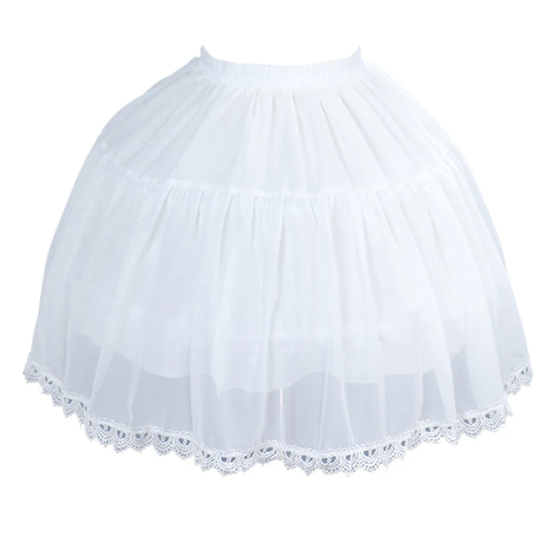 

Crinoline Underskirt Petticoat 2 Hoops Slips for Women Girls Ball Gown Costume