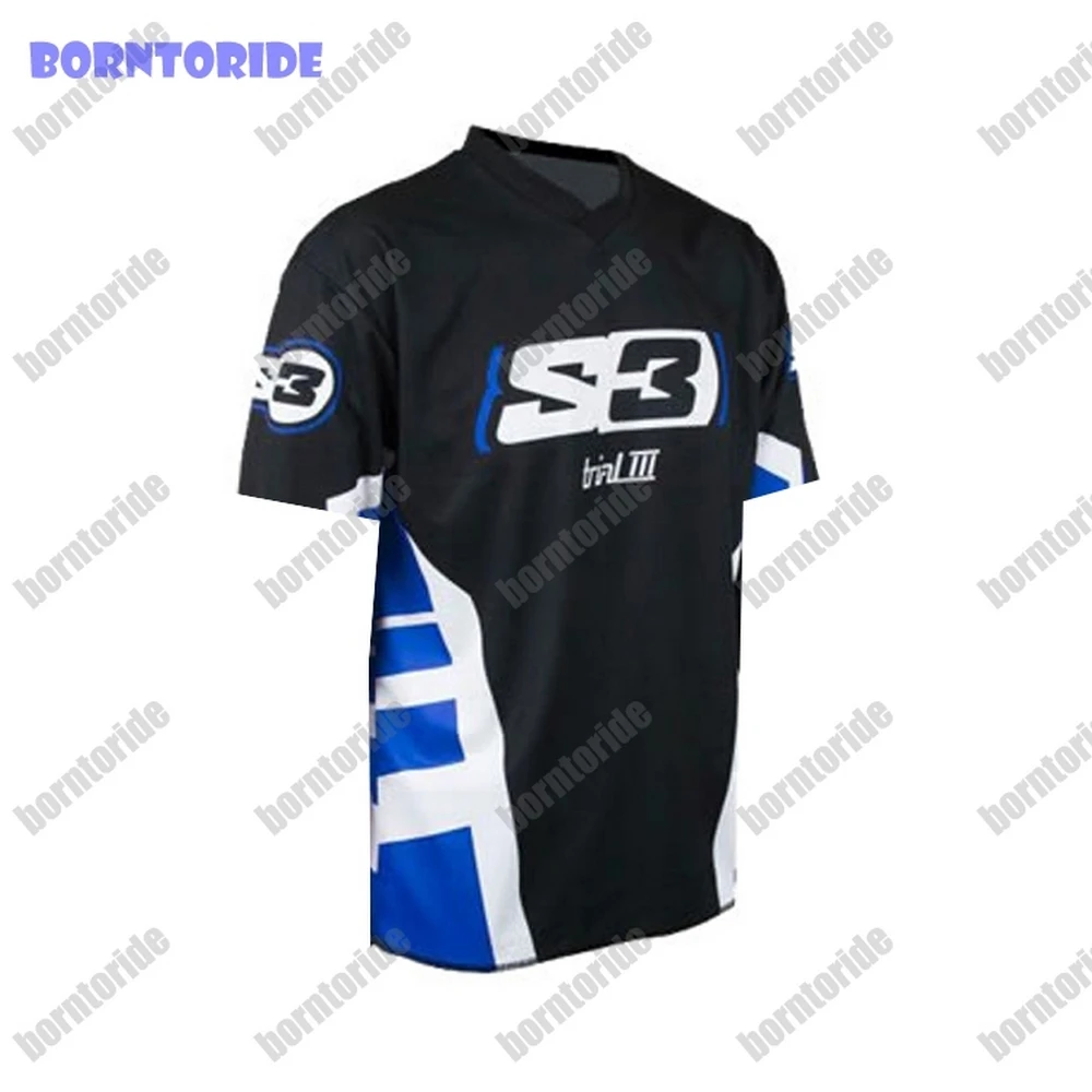 

Men's Downhill Jerseys S3 RACING Mountain Bike MTB Shirts Offroad DH Motorcycle Jersey Motocross Sportwear Racing Bike Shirts