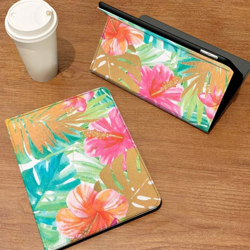 

Чехол с изображением тропических растений для планшета Samsung Galaxy Tab A7 A9 A11 S6 A11 A8 S11 Lite Plus 10,4 10,5 10,1 дюйма