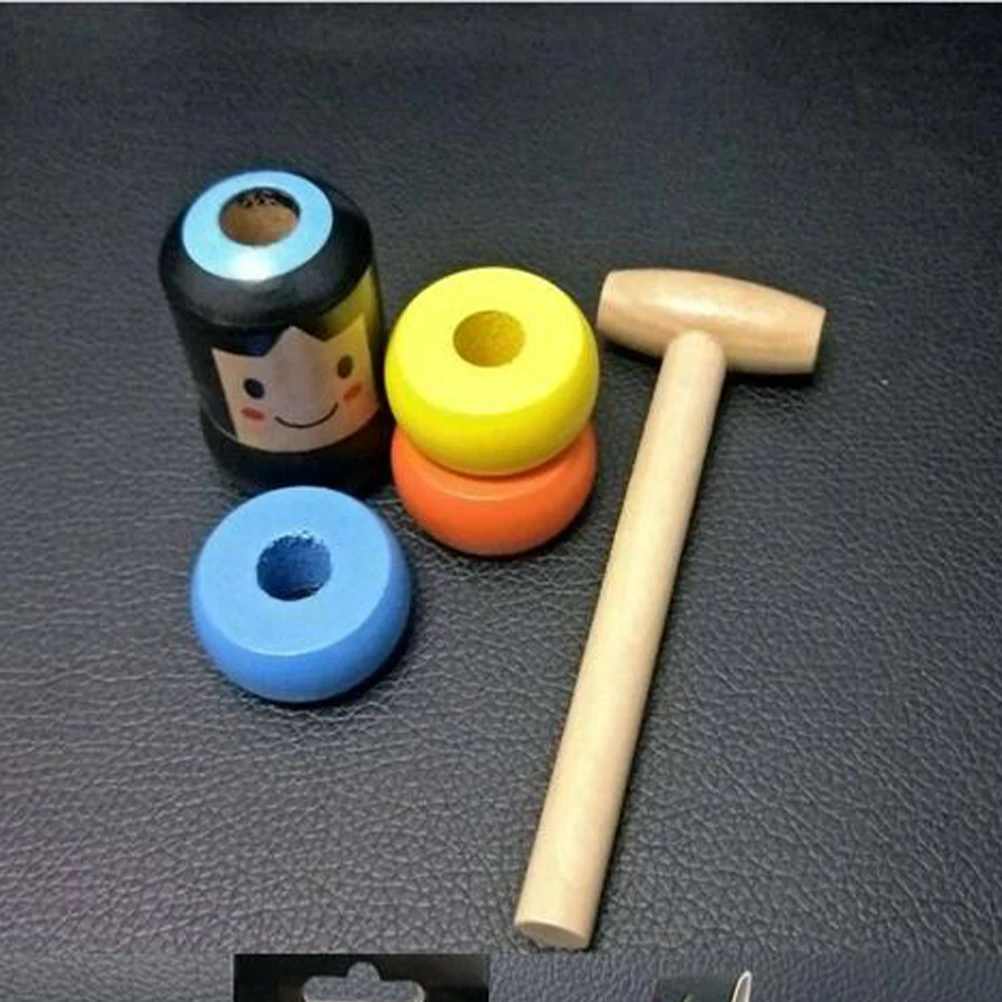 

Small Wooden Puppet Eco-friendly Toy Props Funny Perfect for Kids Playing Recover