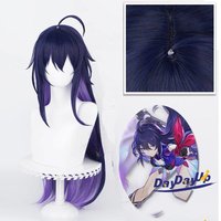 Seele Wig Honkai Star Rail Cosplay Seele Cosplay Wig Long Blue Purple Wigs Heat Resistant Synthetic Hair for Halloween Role Play