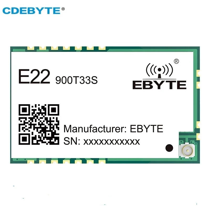 

868/915MHz 2W LoRa Wireless Module CDEBYTE E22-900T33S IPEX Relay Networking 16KM Long Distance LBT RSSI SMD Module