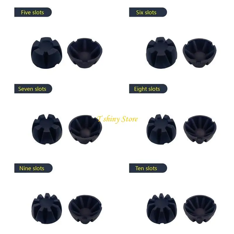 N58F Handmade Toning Cup Model Inverted Flower Base Silicone Cup Mold Painting Baking Tool Liquid Distribution Cup Model