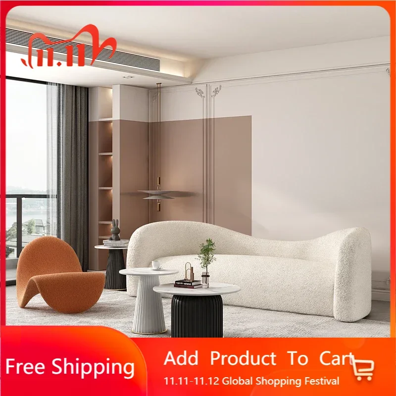 أريكة حشو الترفيه الفردية التصميم الأوروبي أطقم أرائك غرفة المعيشة غرفة نوم الشمال الاسترخاء أثاث صالون موبليس