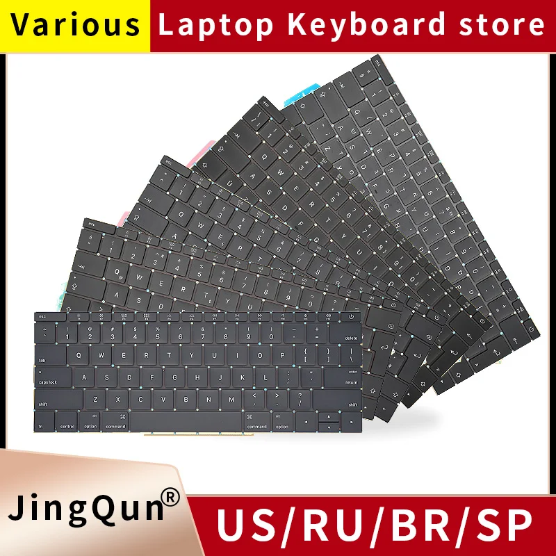 

Replacement UK/US/Russian/JP Italy Israeli Greek ICELAND German canadian french Laptop Keyboard For Macbook Pro Retina 13" A1708