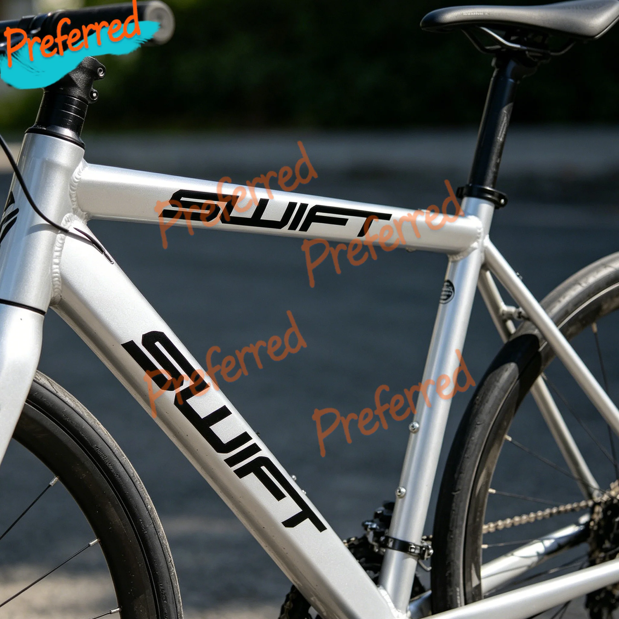 

2x Pegatinas Vinilo JDM Swift Bike Decals Labels Die Cut Sticker Customizable in Any Sticker Size -No Background