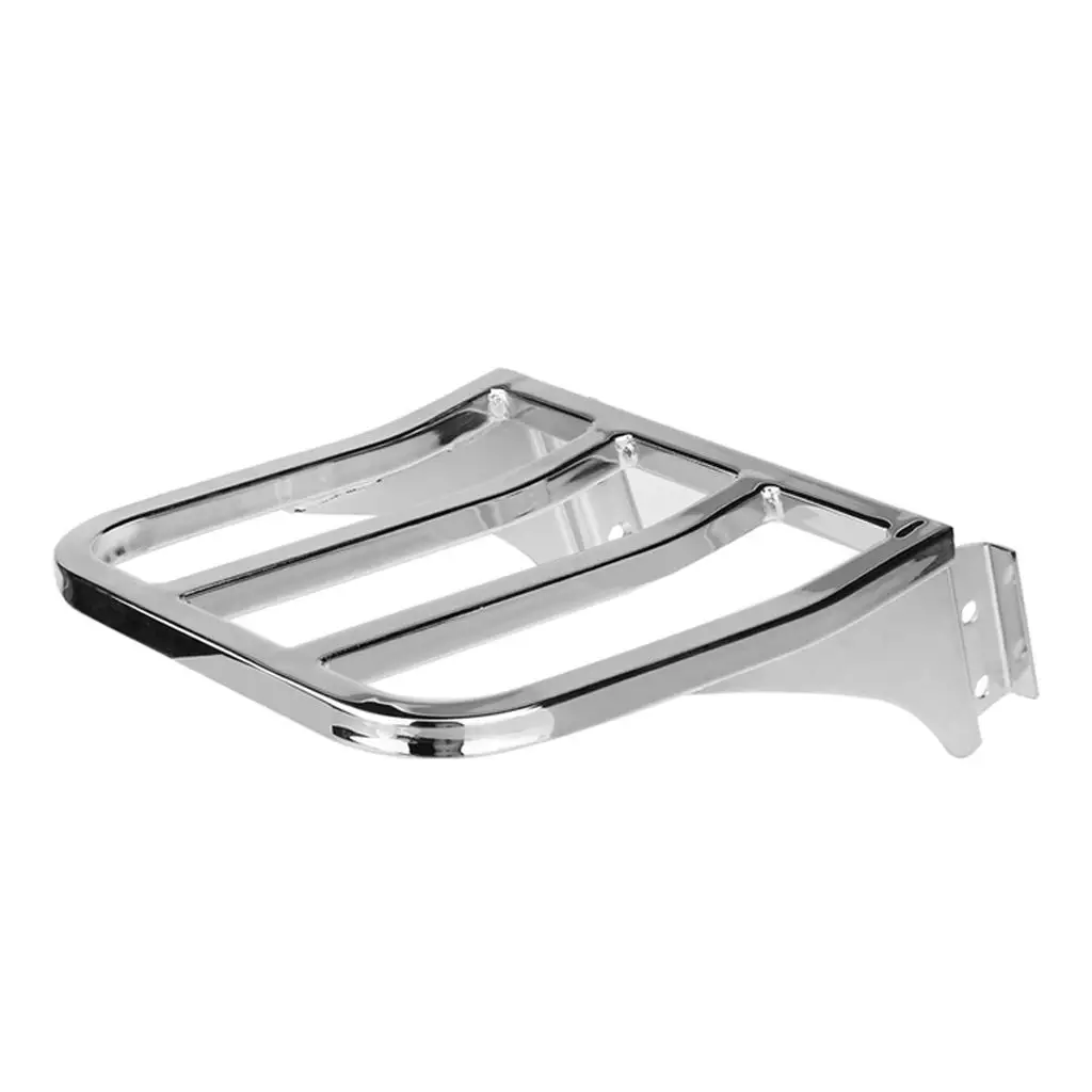 Durable Motorcycle Chrome Sissy Bar Backrest Rear Luggage Rack Carrier for Sportster XL1200 883 Nightster Travel