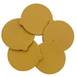 50pcs Sanding Discs 6 Inch Sticky Back Sandpaper Round Self Adhesive Sand Paper for Woodworking Metal Painting Automotive Works