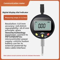 Digital Dial Indicator gauge high precision Resolution 0.001mm thousandth height depth 0-12.7mm mm inch 0-100mm Detector inner