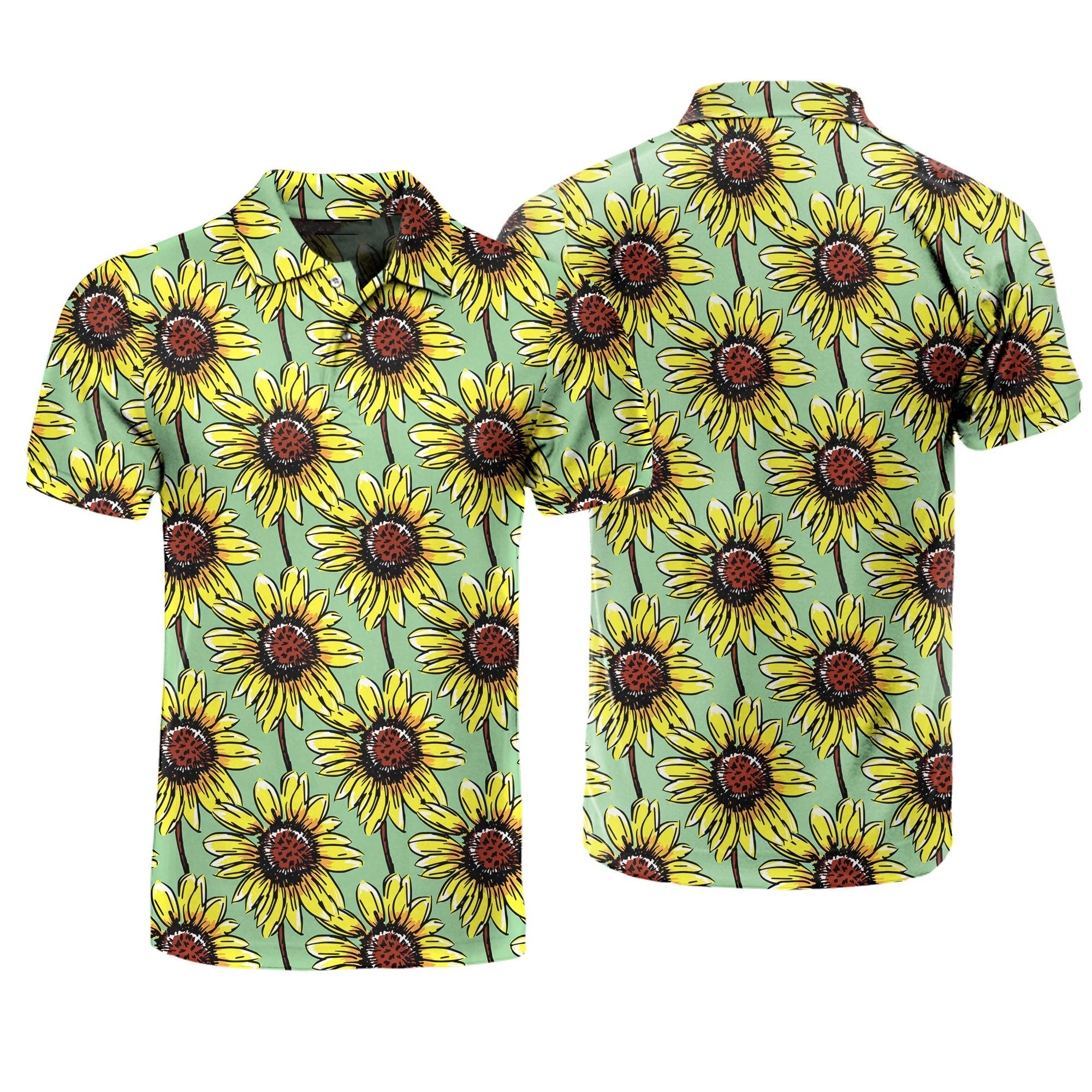 2024 men's t-shirt fashion casual home polo shirt 3d print leaves Hawaiian print men's street lapel button polo short sleeve