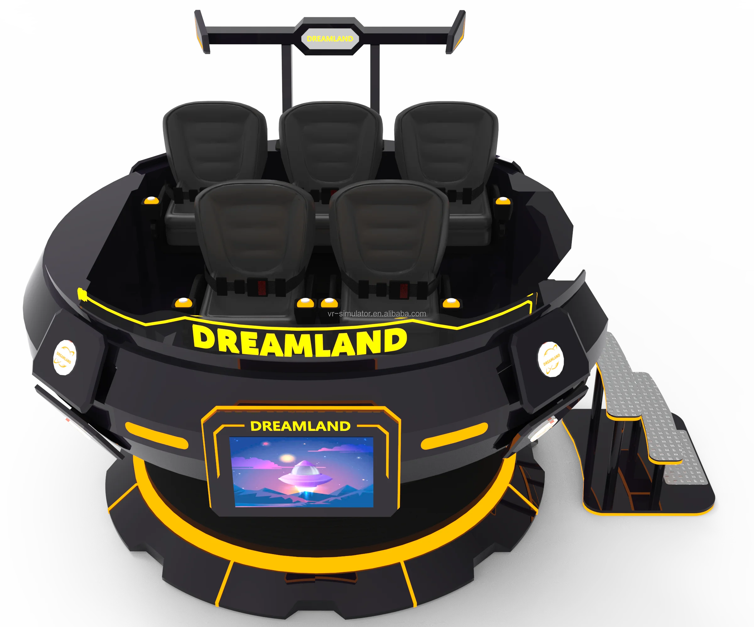 Dreamland 9d Vr Glasses Cabin Virtual Reality Simulator Cinema 9d Vr Flight Simulator Ufo Vr