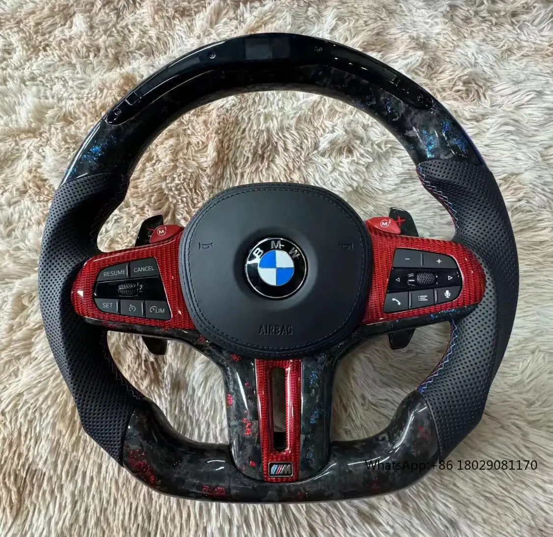 

Custom Leather Auto Car Steering Wheel for BMW F01 F02 F03 F04 F06 F07 F10 F11 F12 F15 F16 F18 F20 F25 F26 F30 F32 E60 M3 M5 M6