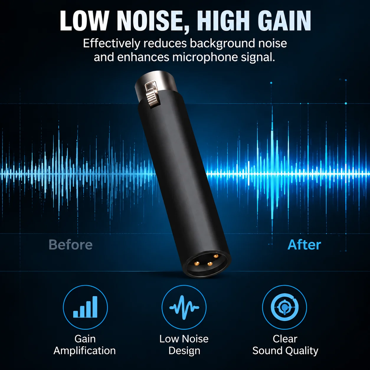 48V Microphone Dynamic Preampl - огляд і ціна Ribbon Microphone