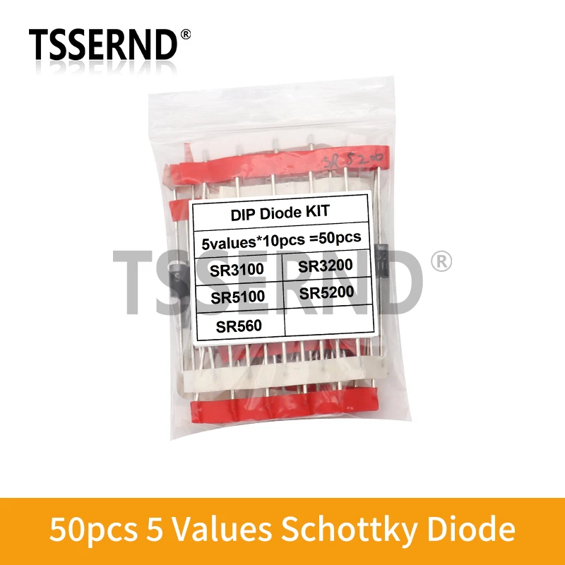 Rectifier Diode Kit 1N4148 1N4001 1N4004 1N4007 1N5399 1N5408 1N5819 1N5822 FR107 10A10 Diodes Electronic Set Pack