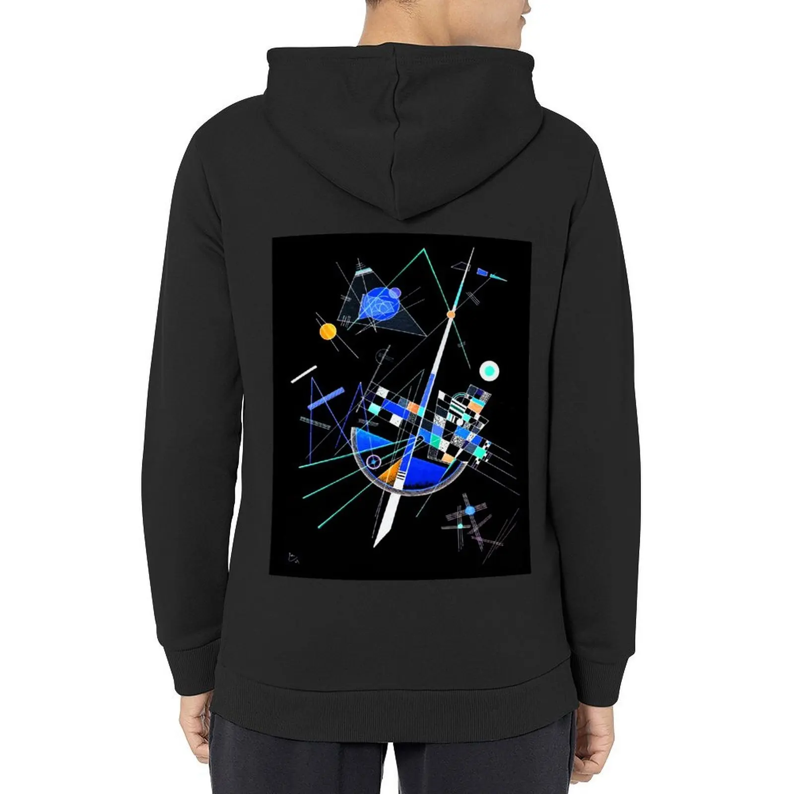 

HD Altered Art: Kandinsky Delicate Tension Hoodie men's coat men's winter sweater autumn new products men's hoodie sweatshirt