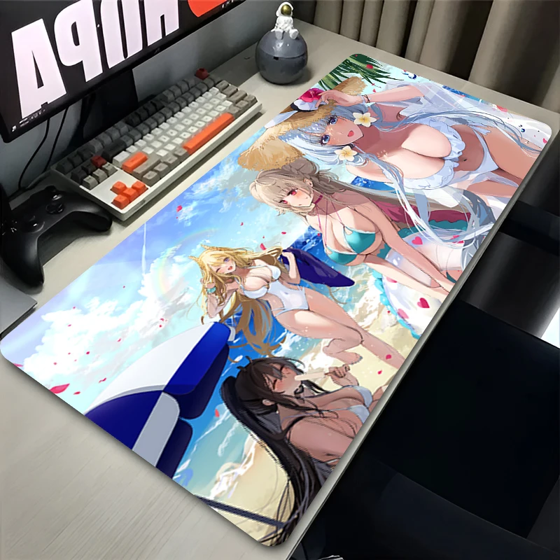 Formidable Azur Lane Mousepad Anime Girls Sexy XXL Large Gaming Mouse Pad Computer Accessories LockEdge Keyboard Table Desk Mat
