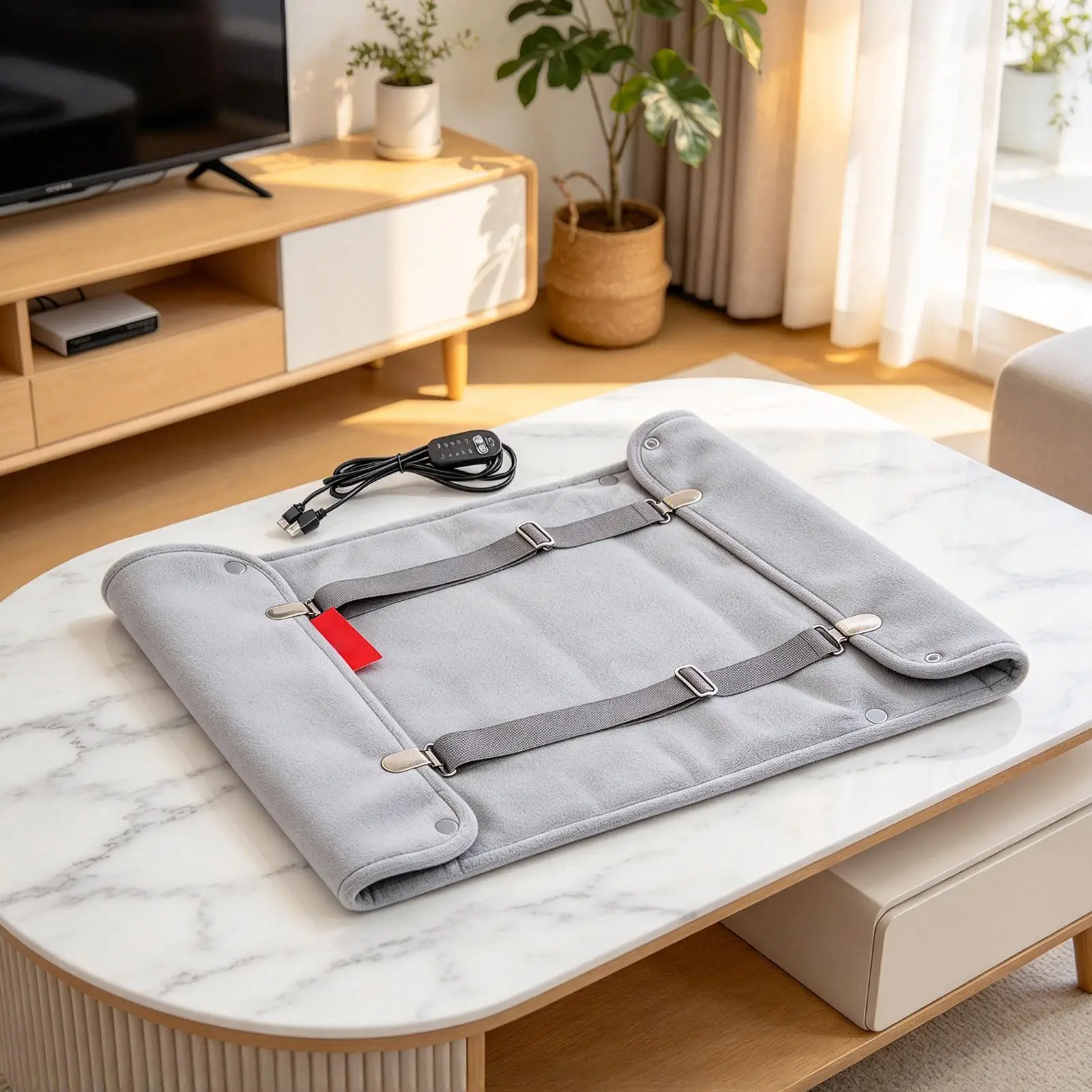 Heating Pad For Shoulder Wireless Back Warmer With 5 Heat Levels Adjustable Straps Shoulder Heat Pad For Abdomen Birthday Men