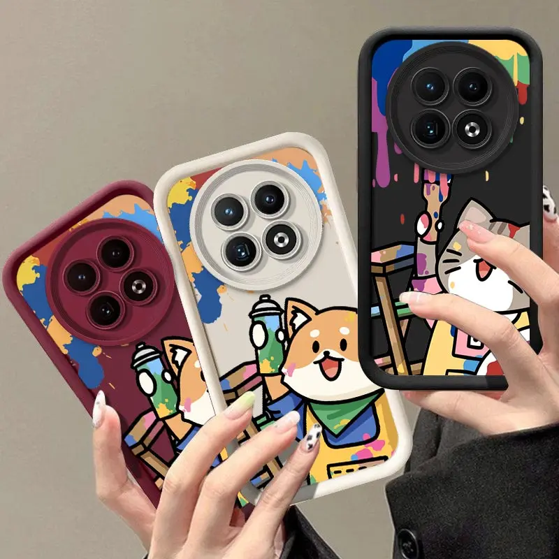 12 Little Painter New Sky Eye Phone Case For Realme 12 12X 11 10 10Pro 12Pro 9 9i 9ProPlus 8Pro 7 7i 7Pro 8 8i 6 6S 5 5S Cover