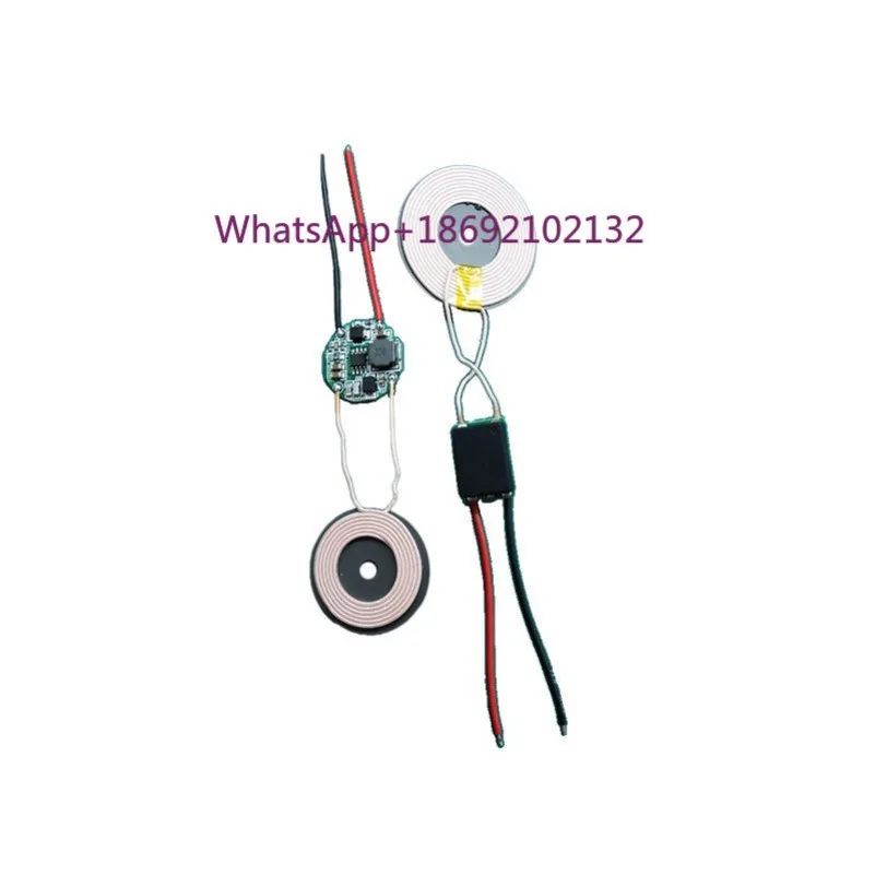 Wireless Charging Power Supply Module Transmits Input 12V, Receives Output 5V/2A, Stabilizes 12V/1A DC
