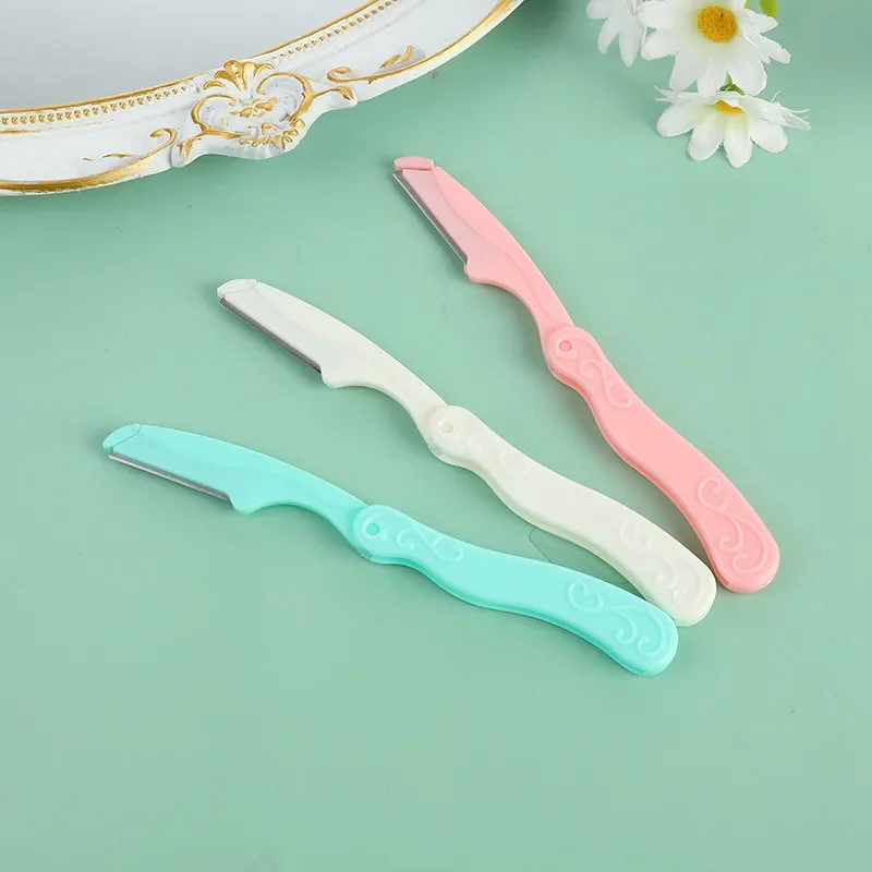 Women Face Care Hair Removal Tool Makeup Shaver Knife Eyebrow Trimmer Safe Shaving Rezors (3pcs/lot)