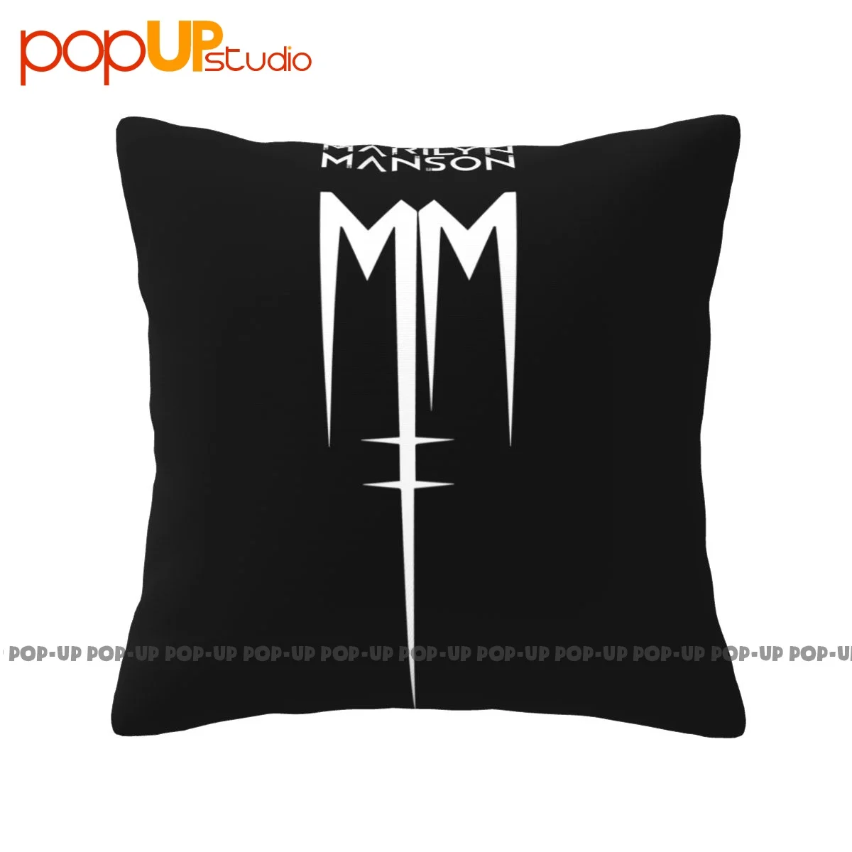 Best Marilyn Manson Concert Tour Pillowcase Throw Pillow Cover Washable Breathable Home Decorative