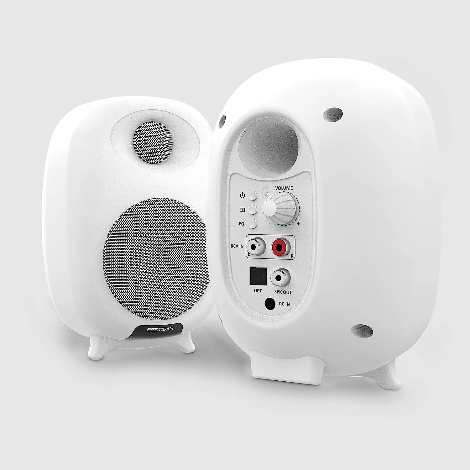 High-fidelity 3inch Active Bookshelf Speakers, Two-way, Audiophile-grade Stereo Sound System for Home Entertainment