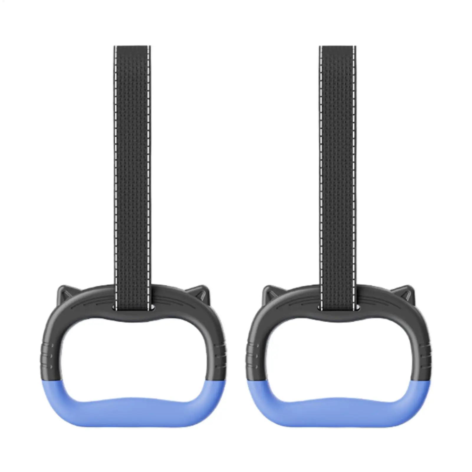 1 Pair Non-Slip Gymnastics Rings Multi-Function Durable Pull-Up Gym Rings Pull-Up Hammock Adjustable Hanging Straps Indoor Use