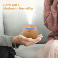 Humidifier Electric Air Aroma Diffuser Wood Ultrasonic Air Humidifier Essential Oil Aromatherapy Cool Mist Maker for Bedroom 2