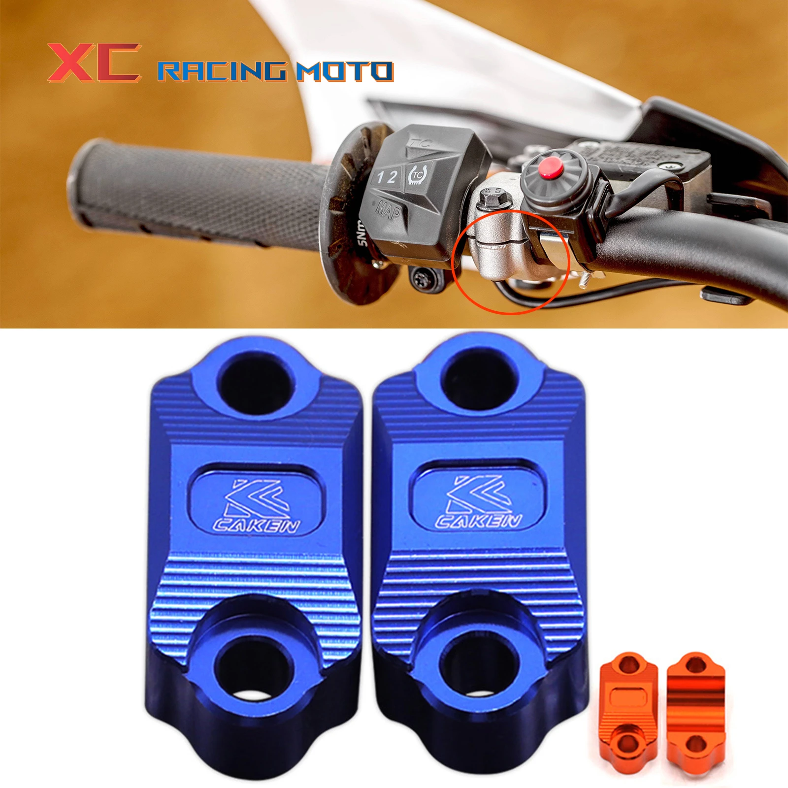 

CNC Billet Brake Clutch Control Clamp For KTM 65 85 125 200 250 300 350 450 500 525 530 SX SXF XC XCW XCF EXC EXCF EXCR