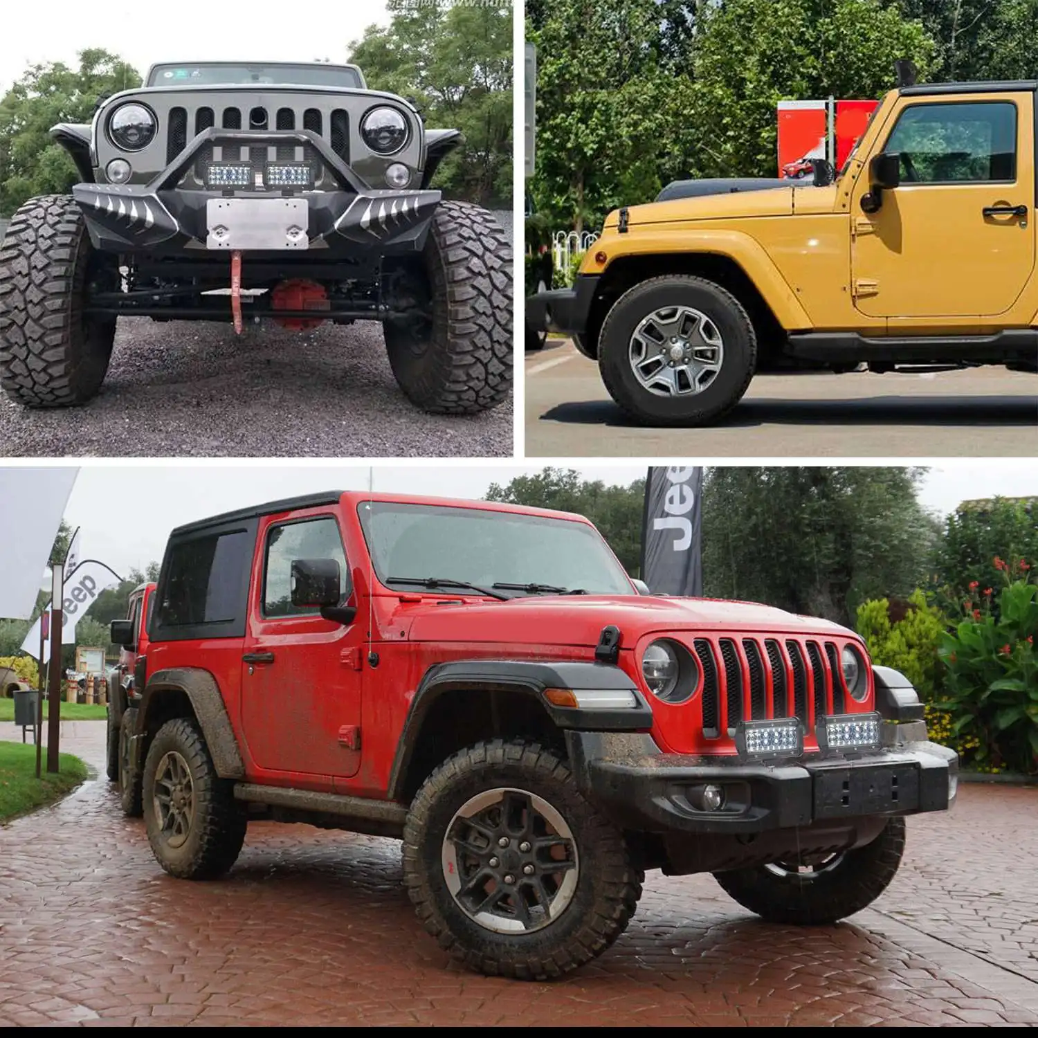 LED 작업 라이트 바 플러드 콤보 포드, 오프로드 트랙터 운전, 280W, 6000K, 28000Lm, 1 개