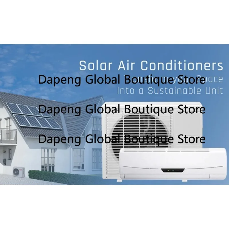 12000BTU Household Split Wall Mounted Cooling And Heating Air Conditioning Unit Solar Power Supported