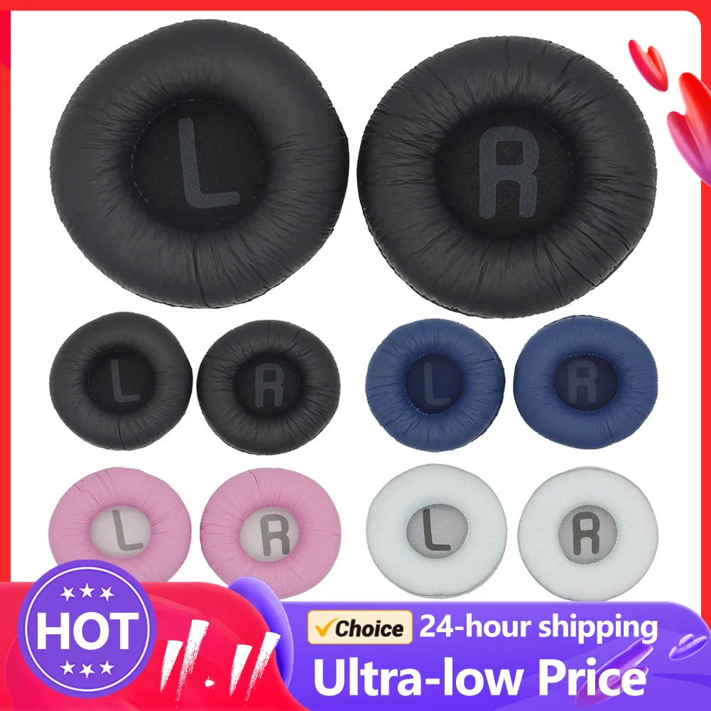 1 Pair Soft Earpads for JBL Tune 500BT T450BT T600 Headphones Protein Leather Foam Ear Pad Pillow Cover Cushion Replacement