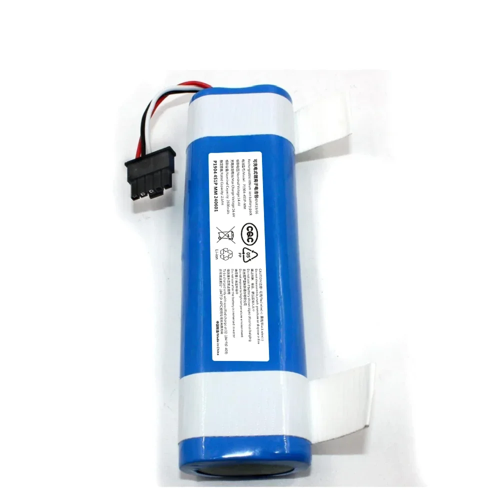 

2600mAh INR18650 Batería de repuesto para Xiaomi STYTJ02YM XMSTJQR2S Vacuum Mop 2S/3C Proscenic M6 Pro LDS M7.