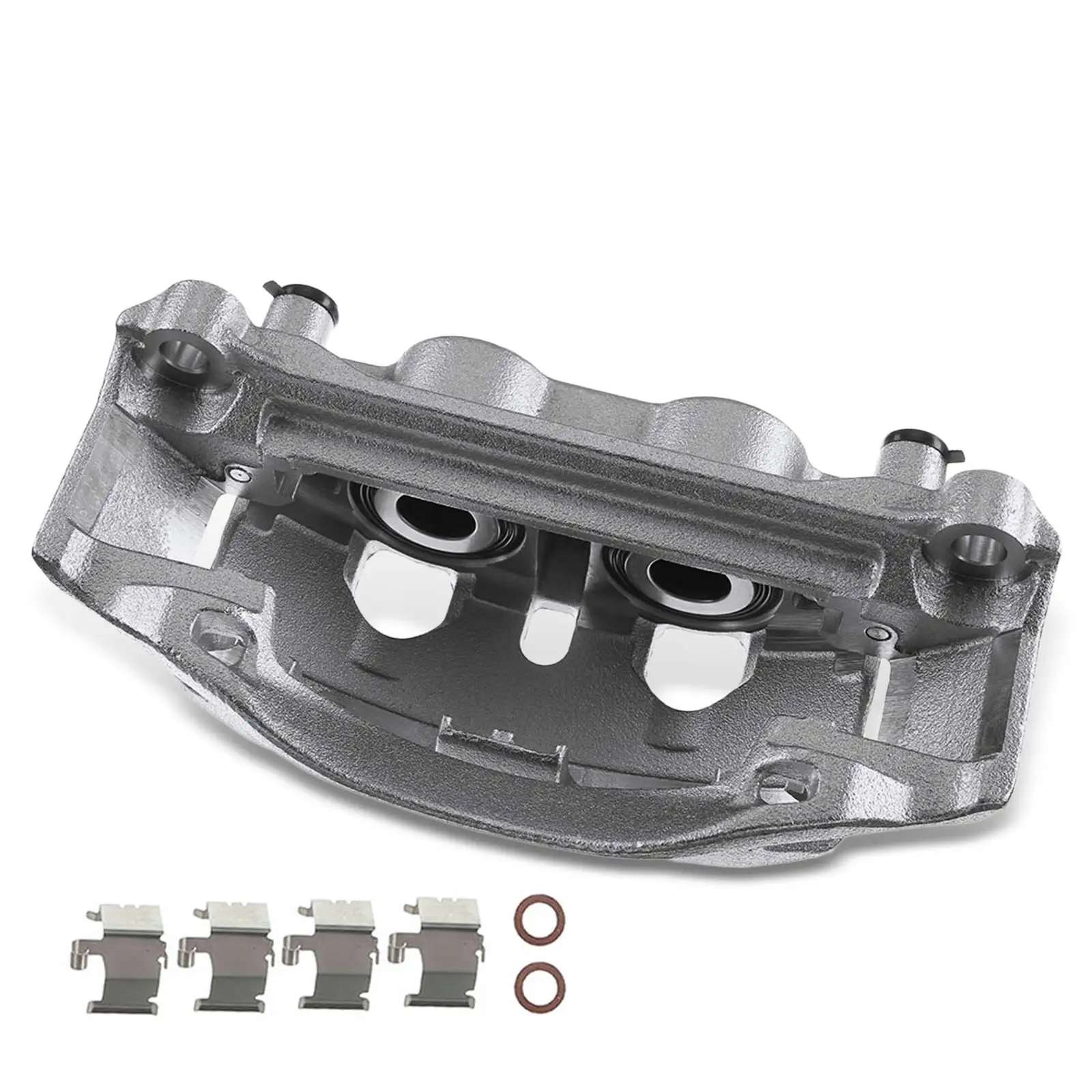 A-Premium Rear Left Brake Caliper with Bracket for Chevrolet Express 3500 Express 4500 2009-2020 GMC Savana 3500 2009-2020