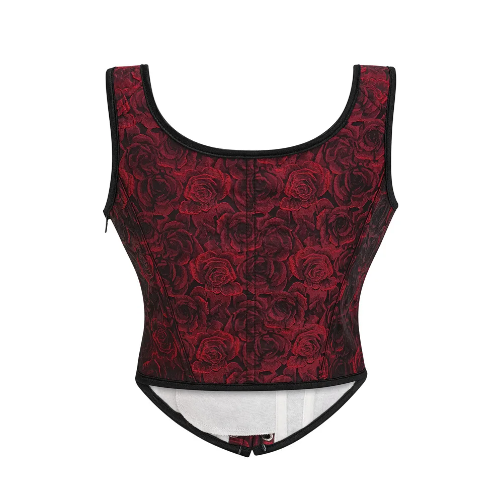 Women Print Halter Tops Chic Bandage Retro Floral Corset Shirts Elegant Designer French Vintage Sexy Style Party Club Ladies Top