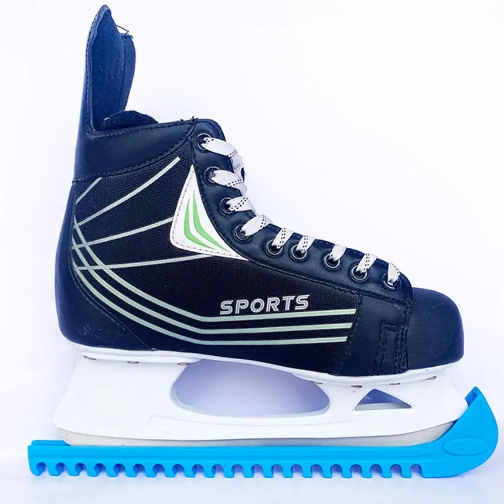 1 Pair Non-Slip Ice Blade Protector Adjustable Protector Sleeve Shoes Ice Skate Covers Wear-Resistant Ice Skate Blade Guards