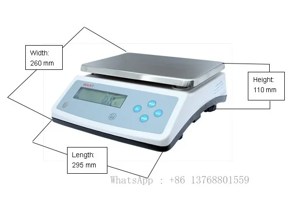 10kg 15kg 20kg 30kg 0.1g 1g Electronic Digital Weighing Scale With RS232