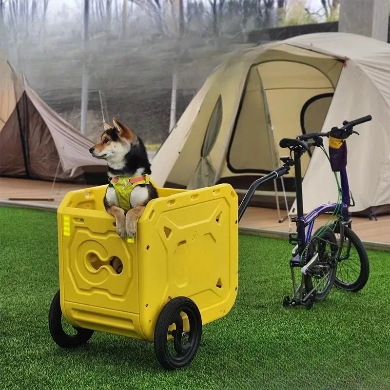 Riding Multipurpose Camper Truck Pet Truck Bicycle Trailer Storage Box