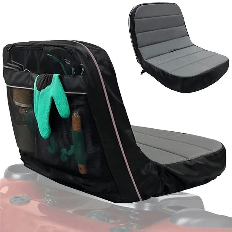 Waterproof Tractor Seat Covers Riding Mower Seat Cover Lawn Mower Accessories For Riding Farm Forklift Cart Tractor Seat Covers