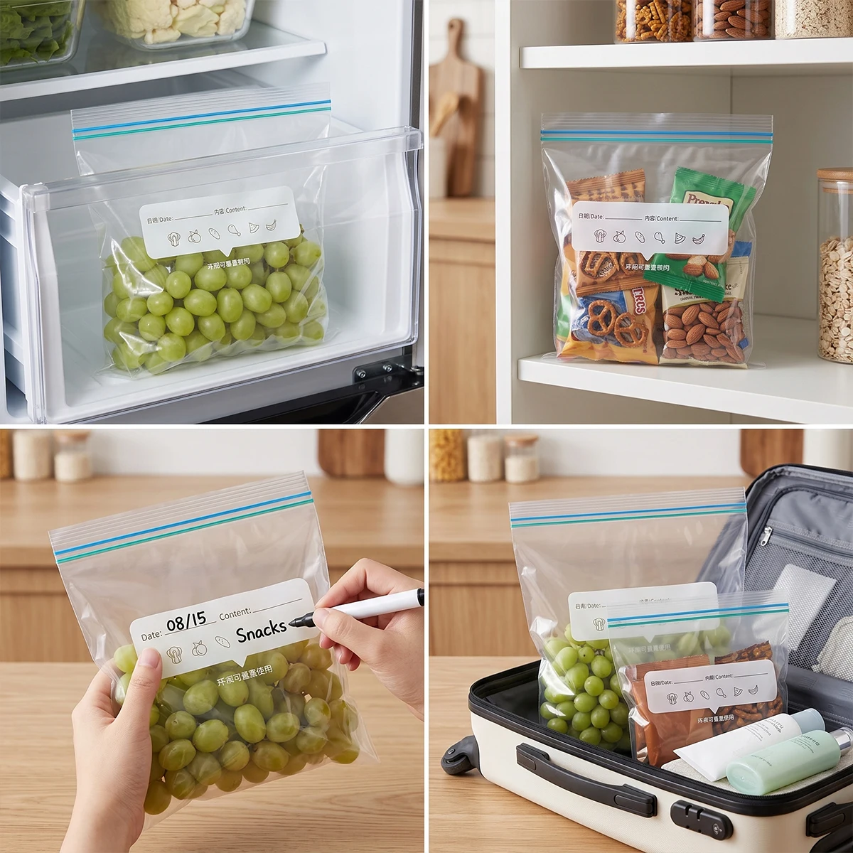 Doppelreißverschluss-Lebensmit – Meal Prep Freezer Bewertung und Preis