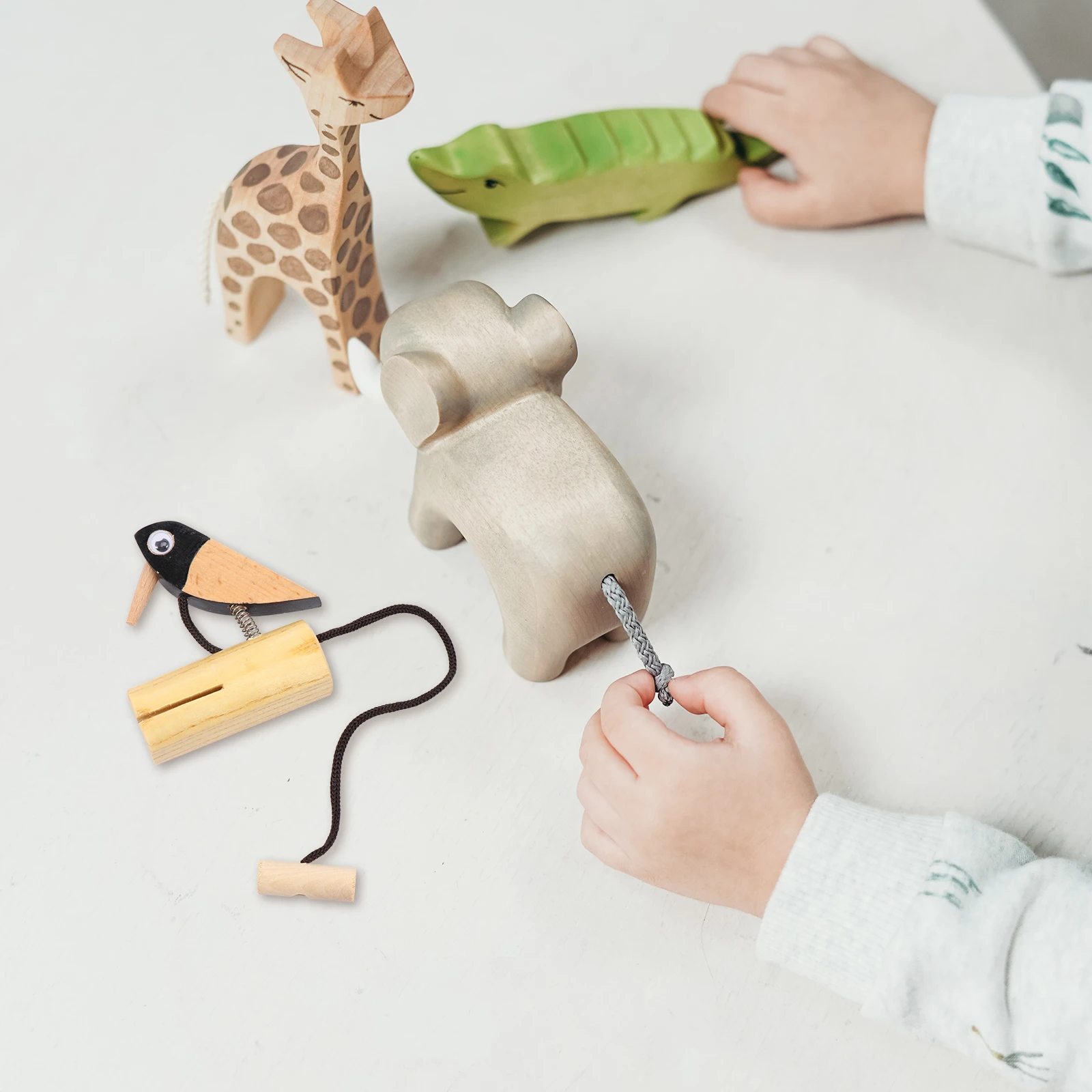 

Percussion Instrument Woodpecker Shape Toddler Musical Instruments Kids Early Education Toy Easy Use