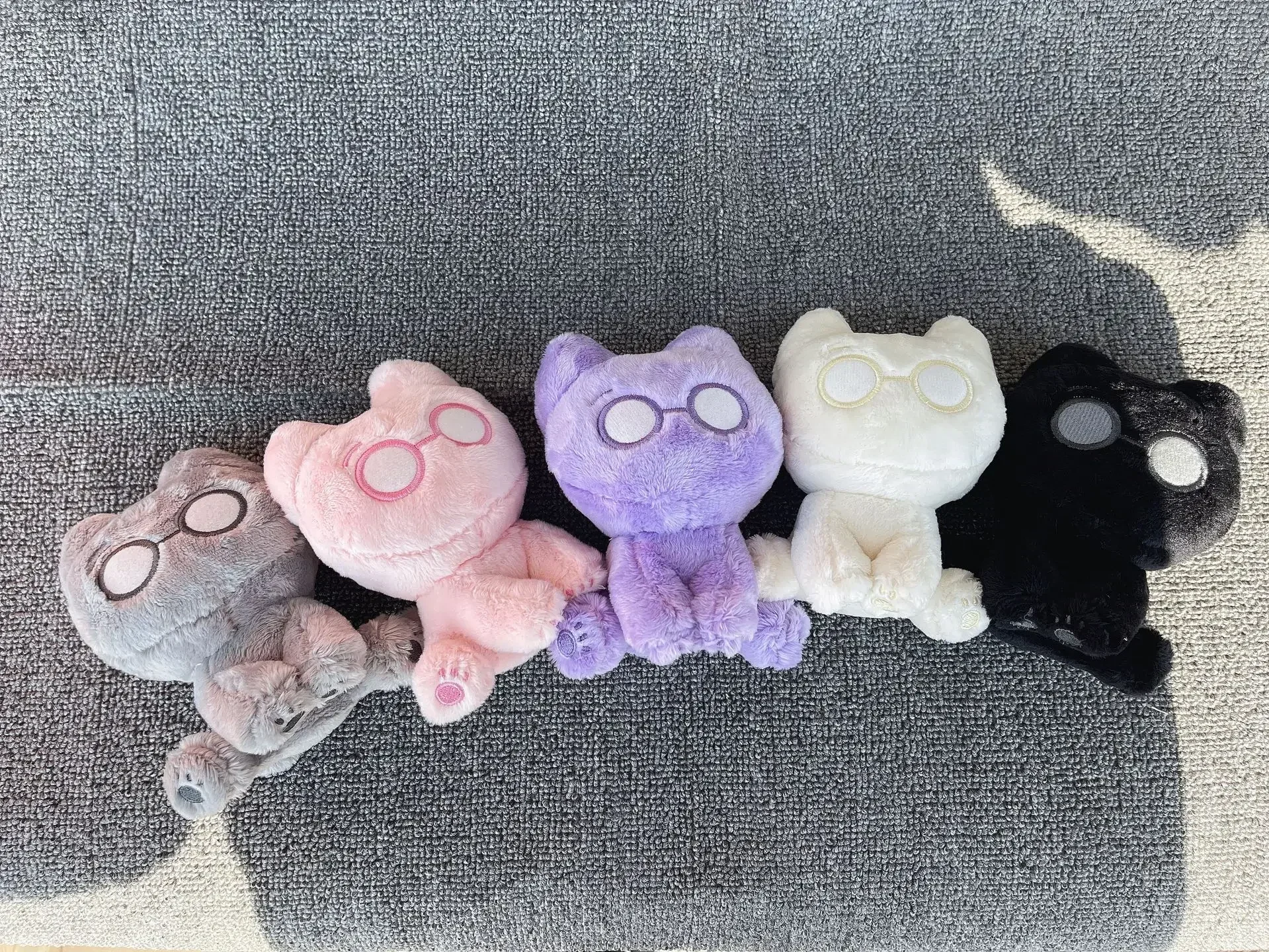 New 13cm Kpop seventeens WONWOO Plush Toy Cement Cat Stuff Doll Kawaii Cute Furniture Decoration Accessories Gifts