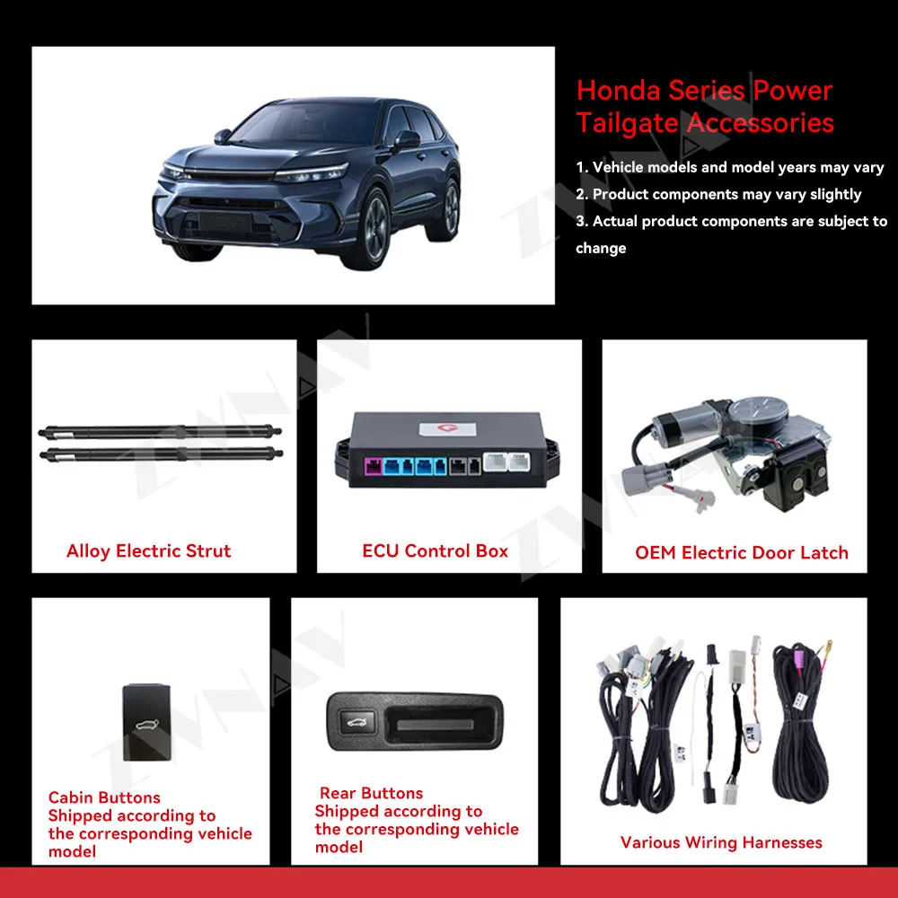 Power Electric Tailgate Kit For Honda CR-V Breeze Odyssey Elysion URV HR-V Vezel XRV Jade Civic ZR-V STEPWGN RP3 RP5 Trunk Lift