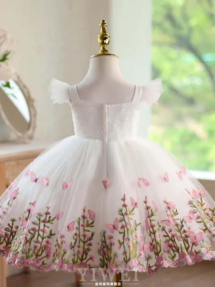 Hochwertige Kinder-Hochzeitskleidung, Klavier-Auftrittskleidung, Geburtstags-Partykleider für Mädchen A5044, Großhandel Mädchen-Abendkleider – Detail 7