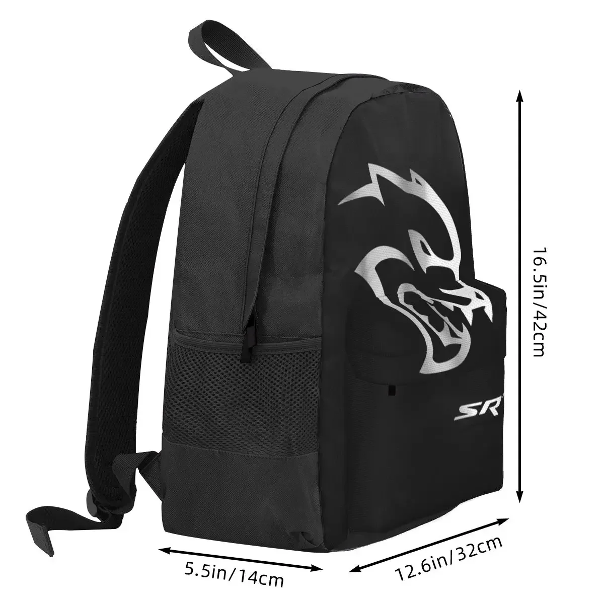 SRT Hellcat Demon Dodge Challenger Autorennen Rucksäcke Büchertasche Kinder Schultaschen Rucksack Laptop Rucksack Umhängetasche