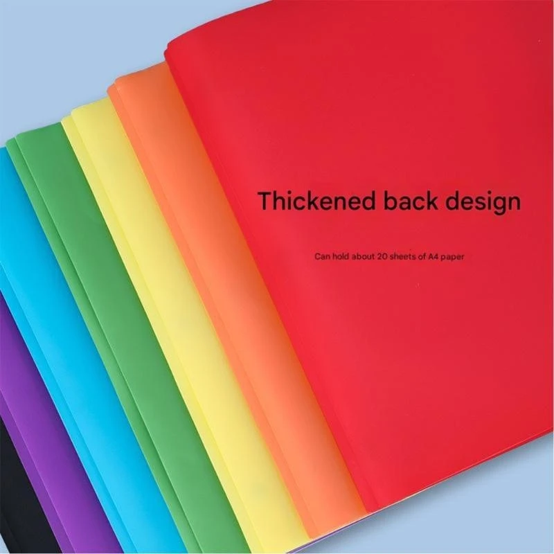 

7 шт. красочные папки для файлов, водонепроницаемые пластиковые текстуры, органайзеры для бумажных документов формата А4, для и