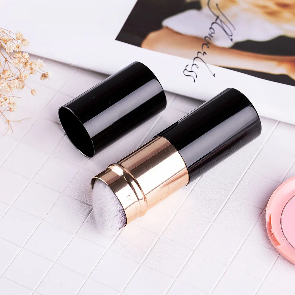 Quality Portable Mini Retractable Blush Brush Soft Loose Powder Foundation Makeup Brush Multi Functional Nail Beauty Makeup Tool